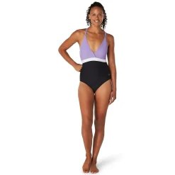 Recreation|Fitness-Speedo Adjustable Crossback One Piece Paisley Purple