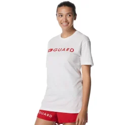Teamwear|Lifeguard-Speedo Adult Guard Crew Neck Tee White
