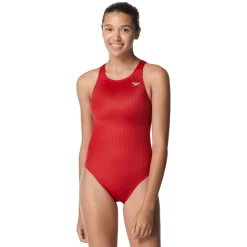 Racing|Tech Suits-Speedo Aquablade Recordbreaker One Piece Red