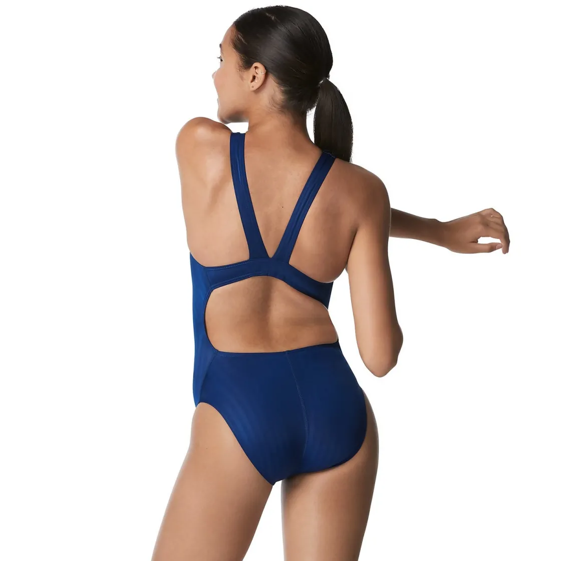 Racing|One Pieces-Speedo Aquablade Recordbreaker One Piece Navy