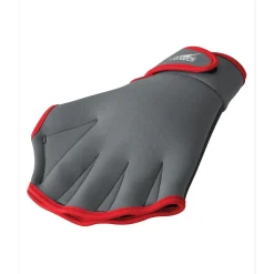 Training Aids-Speedo Aquatic Fitness Gloves Red
