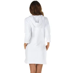 Coverups-Speedo Aquatic Fitness Robe White