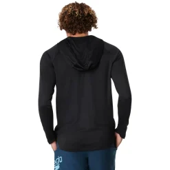 Rashguards-Speedo Baybreeze Long Sleeve Hoodie Black