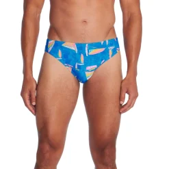 Briefs-Speedo Beachstar Print Brief 2" Sevres Blue