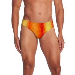 Briefs-Speedo Beachstar Print Brief 2" Mandarin Peel