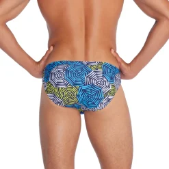 Briefs-Speedo Beachstar Print Brief 2" Turkish Sea