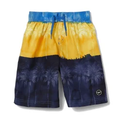 Boys Swimwear-Speedo Billion Beach Boardshort 17" Yellow Navy