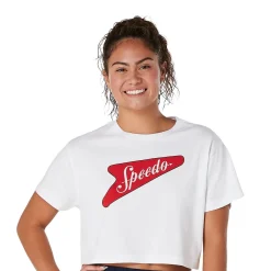Teamwear-Speedo Bondi Crop Tee White
