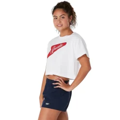 Teamwear-Speedo Bondi Crop Tee White