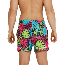 Swim Trunks & Boardshorts-Speedo Cali Palm Redondo Edge Volley 14" Blue Atoll