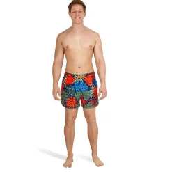 Swim Trunks & Boardshorts-Speedo Cali Palm Redondo Edge Volley 14
