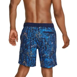 Swim Trunks & Boardshorts-Speedo Calm Palm Bondi Basin Boardshort 18" Blue