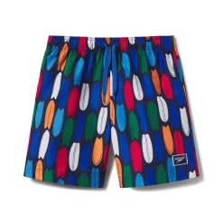 Boys Swimwear-Speedo Camo Cover Redondo Volley 15" Turkish Blue