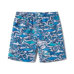Boys Swimwear-Speedo Camo Cover Redondo Volley 15" Scuba Blue
