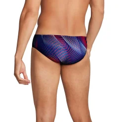 Briefs-Speedo Coded Riff Brief Navy/Red