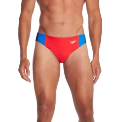 Briefs-Speedo Colorblock Beachstar Brief 2" High Risk Red