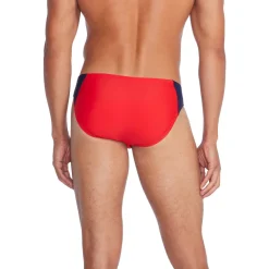 Briefs-Speedo Colorblock Beachstar Brief 2" High Risk Red