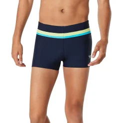 Square Legs-Speedo Colorblock Beachstar Square Leg Peacoat