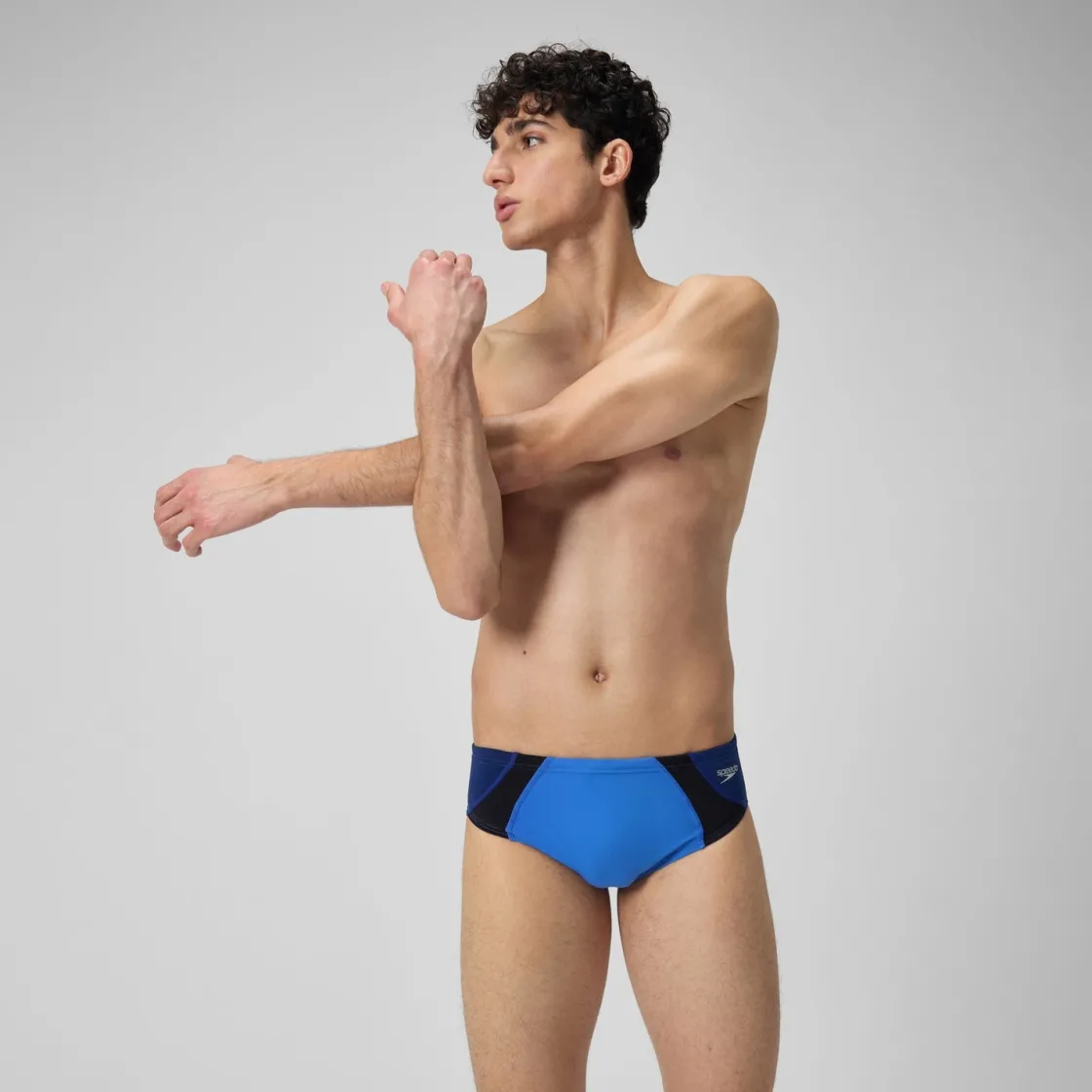 Briefs-Speedo Colorblock One Brief Cerulean Blue