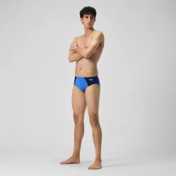 Briefs-Speedo Colorblock One Brief Cerulean Blue