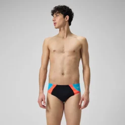 Briefs-Speedo Colorblock One Brief Siren Red