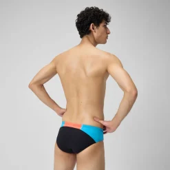 Briefs-Speedo Colorblock One Brief Siren Red