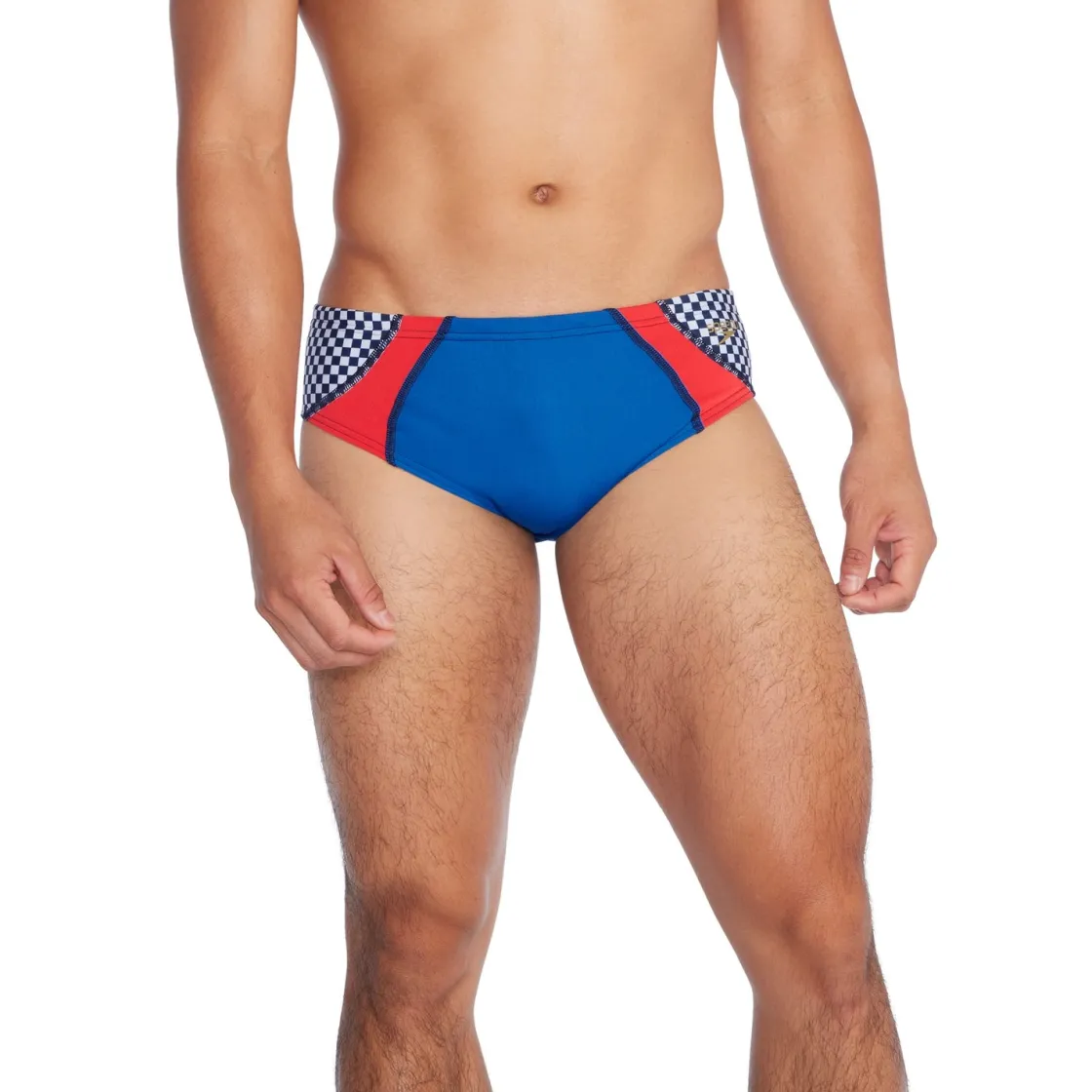 Briefs-Speedo Colorblock One Brief Cobalt Blue