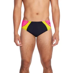 Briefs-Speedo Colorblock One Brief Anthracite
