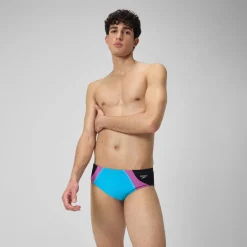 Briefs-Speedo Colorblock One Brief Picton Blue