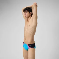 Briefs-Speedo Colorblock One Brief Picton Blue