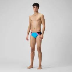Briefs-Speedo Colorblock One Brief Picton Blue