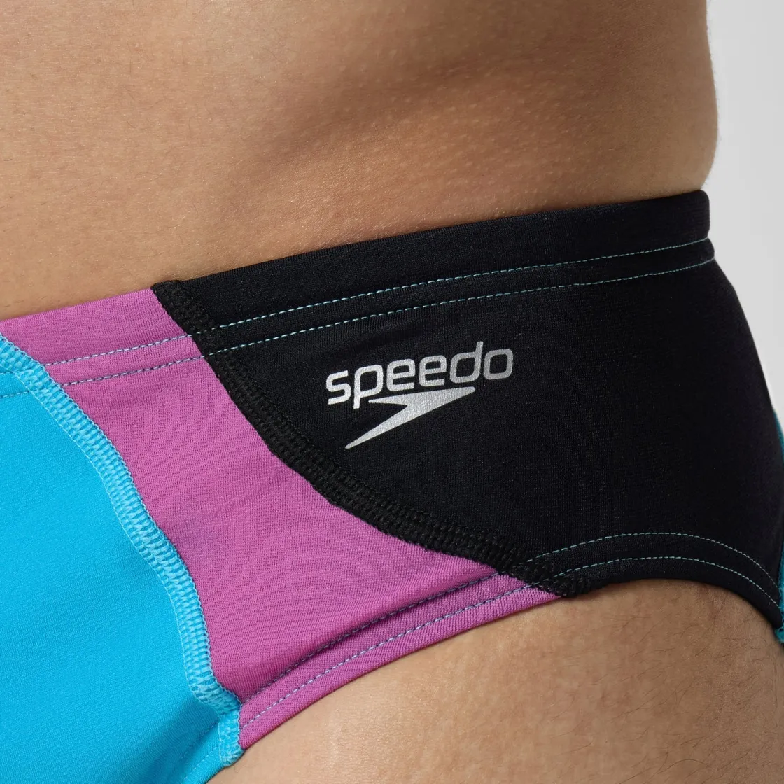 Briefs-Speedo Colorblock One Brief Picton Blue