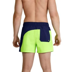 Swim Trunks & Boardshorts-Speedo Colorblock Redondo Edge Volley 14" Green/Navy