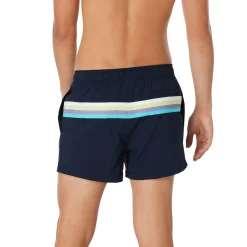 Swim Trunks & Boardshorts-Speedo Colorblock Redondo Edge Volley 14" Navy