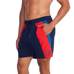 Swim Trunks & Boardshorts-Speedo Colorblock Redondo Edge Volley 17