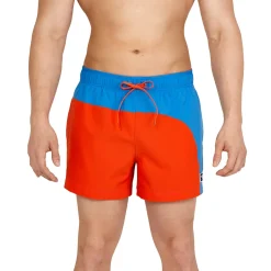 Swim Trunks & Boardshorts-Speedo Colorblock Redondo Edge Volley 14" Red/Blue
