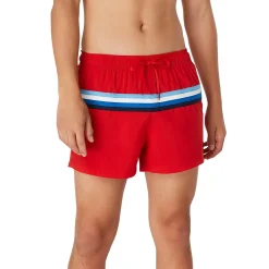 Swim Trunks & Boardshorts-Speedo Colorblock ondo Edge Volley 14" Red