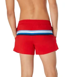 Swim Trunks & Boardshorts-Speedo Colorblock ondo Edge Volley 14" Red