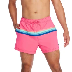 Swim Trunks & Boardshorts-Speedo Colorblock Redondo Edge Volley 14" Fandango Pink