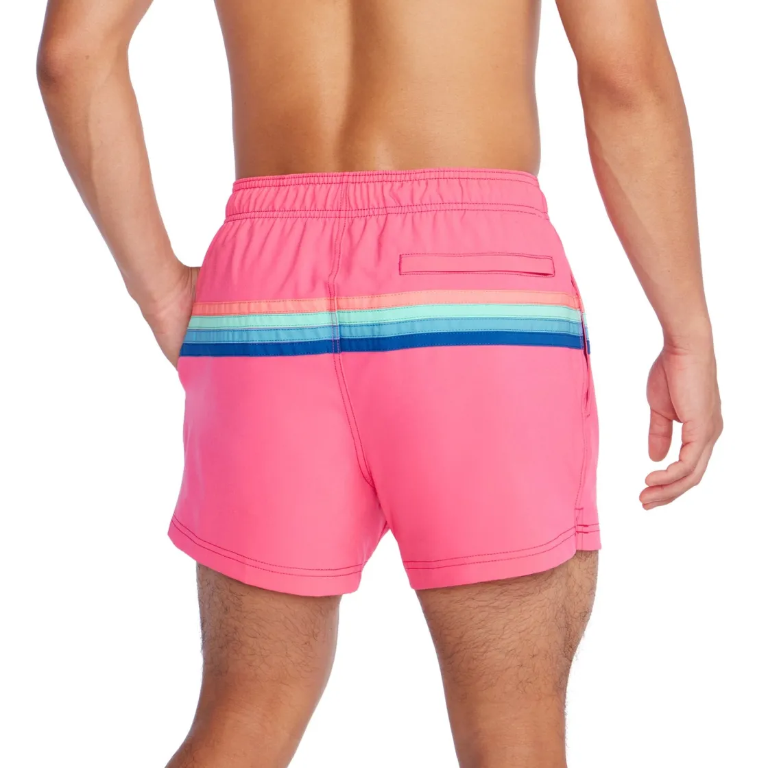 Swim Trunks & Boardshorts-Speedo Colorblock Redondo Edge Volley 14" Fandango Pink