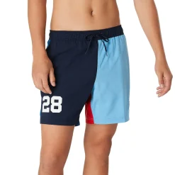 Swim Trunks & Boardshorts-Speedo Colorblock Redondo Edge Volley 17" Navy