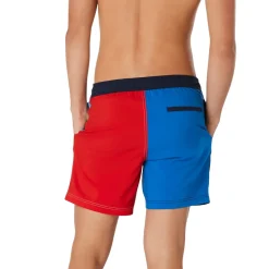 Swim Trunks & Boardshorts-Speedo Colorblock Redondo Edge Volley 17" Navy