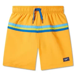Boys Swimwear-Speedo Colorblock Redondo Volley 15" Peel Yellow