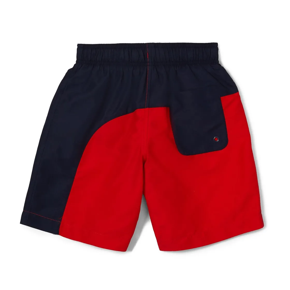 Boys Swimwear-Speedo Colorblock Redondo Volley 15" Red Black