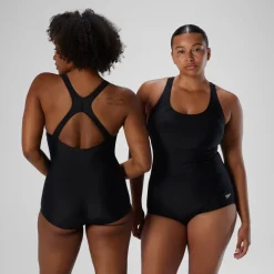 Fitness|One Pieces-Speedo Conservative Ultraback with Princess Seam Black