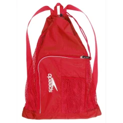 Bags-Speedo Deluxe Ventilator Mesh Bag Red