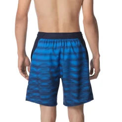 Swim Trunks & Boardshorts-Speedo Digital Tides Seaside Volley 18" Blue
