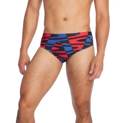 Briefs-Speedo Disco Boom Brief Red Blue