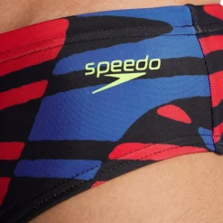 Briefs-Speedo Disco Boom Brief Red Blue