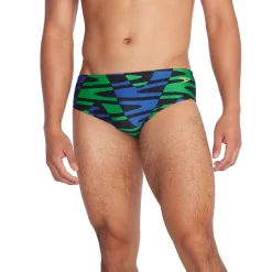 Briefs-Speedo Disco Boom Brief Blue Green